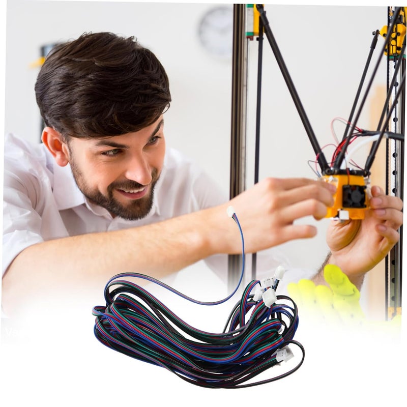 5pcs Stepper Motor Cable Connector Wire With Terminals For Ramps 3D Printer Easy Install - Image 2
